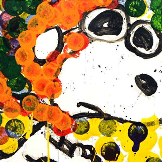 トム・エバハートの絵画作品　タイトルは、TEN WAYS TO DRIVE AN SUV